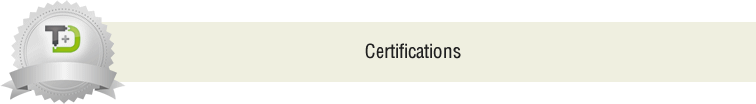 Certifications Technidream
