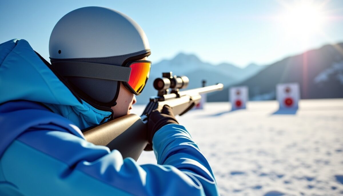 Biathlon : Tout savoir sur la distance cible de 50 mètres, ses dimensions et les règles en vigueur